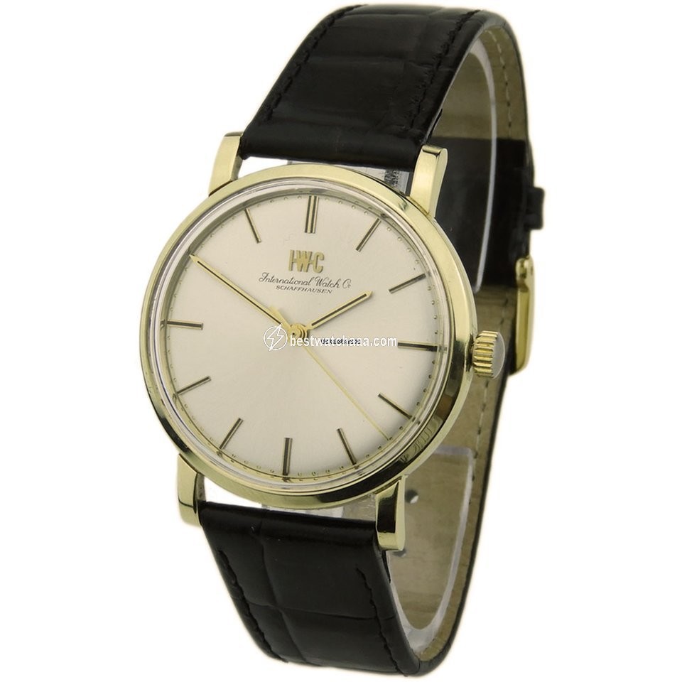 IWC Mens watch Unisex Manual winding Yellow gold 2400