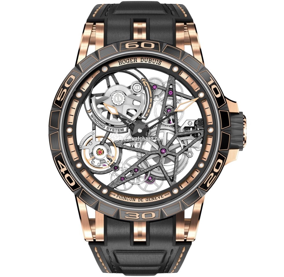 Roger Dubuis Excalibur Mens watch Unisex Automatic Rose gold RDDBEX0647