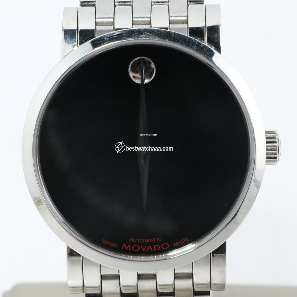 Movado Red Label Mens watch Unisex Automatic Steel 84 P2 1889