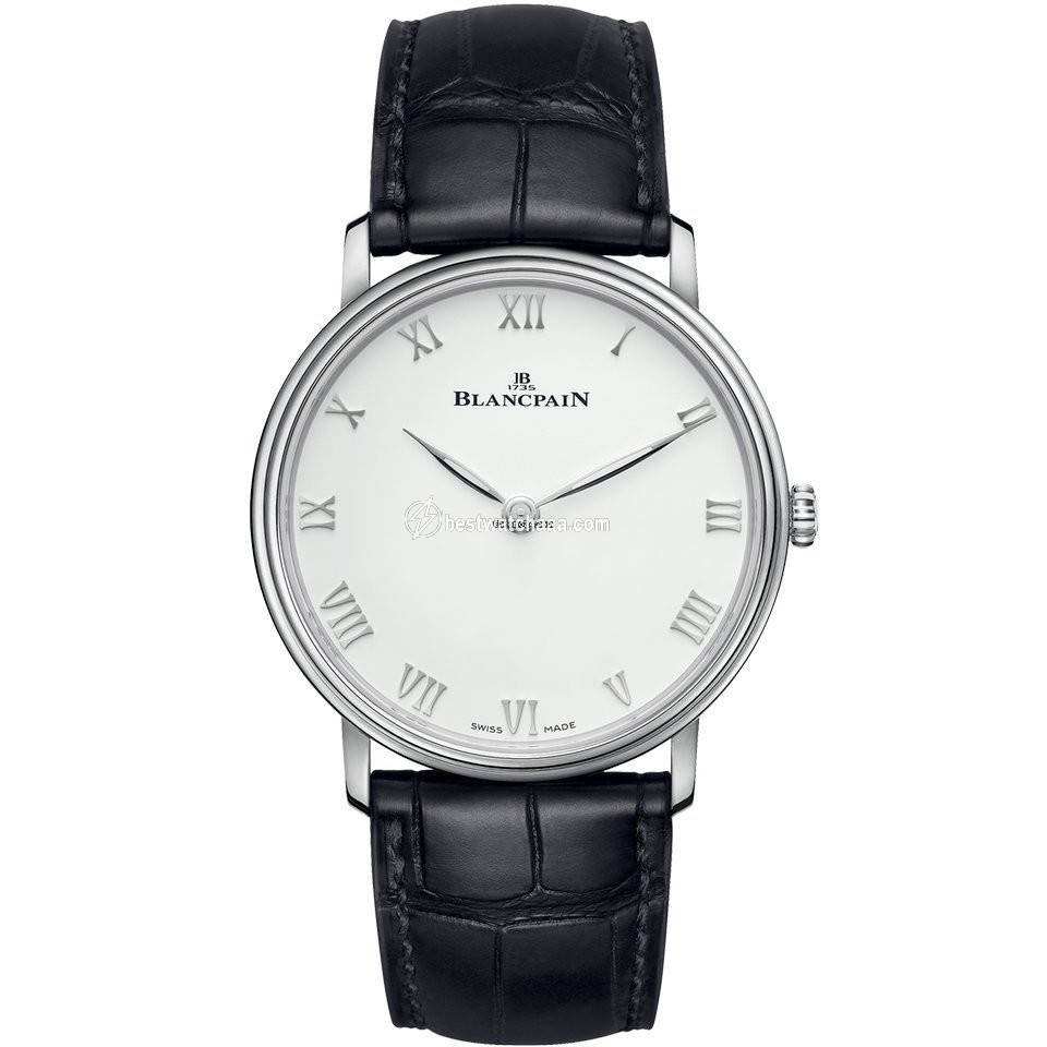 Blancpain Villeret Ultra-Slim Mens watch Unisex Manual winding Steel 6605-1127-55B