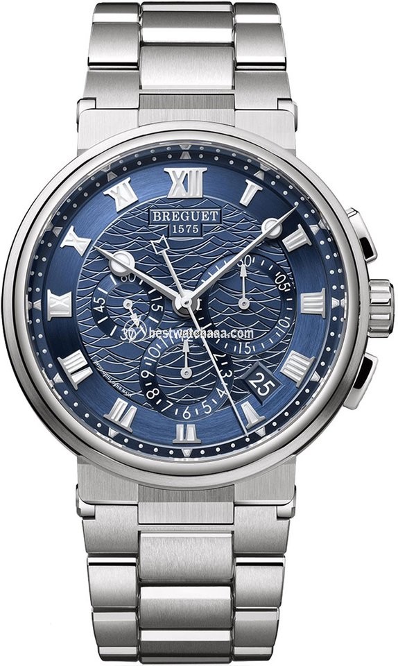 Breguet Marine Mens watch Unisex Automatic White gold 5527bb y2 bw0