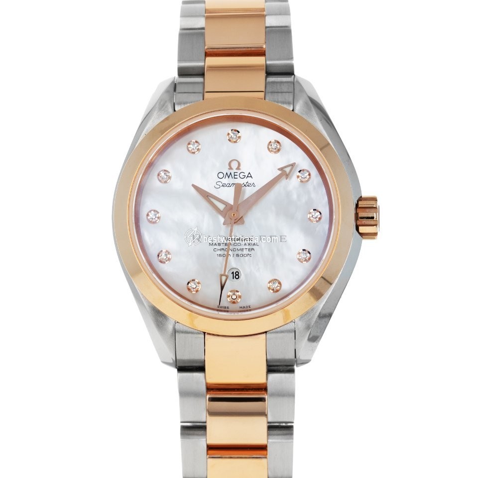 Omega Seamaster Aqua Terra Womens watch Automatic Gold Steel 231.20.34.20.55.001