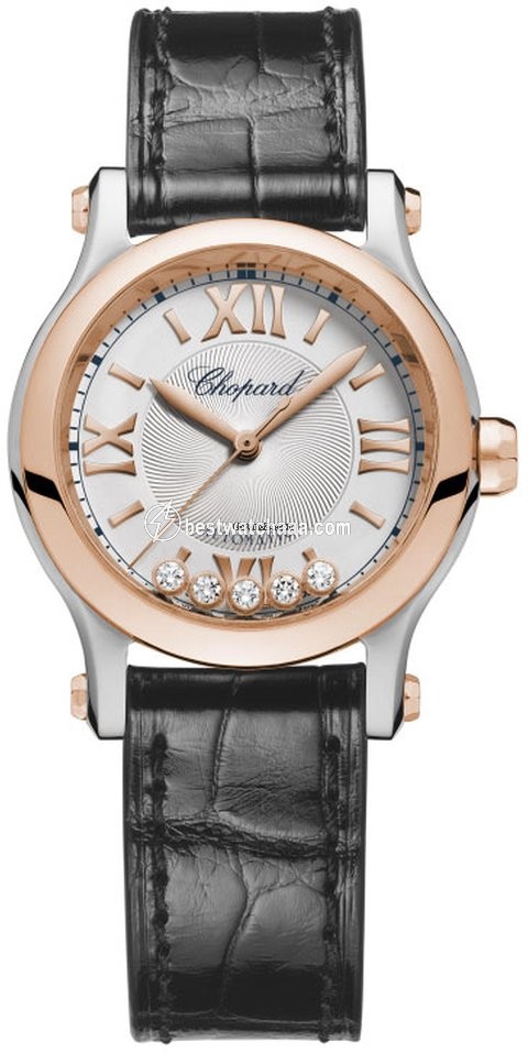 Chopard Happy Sport Womens watch Automatic Gold Steel 278573-6013
