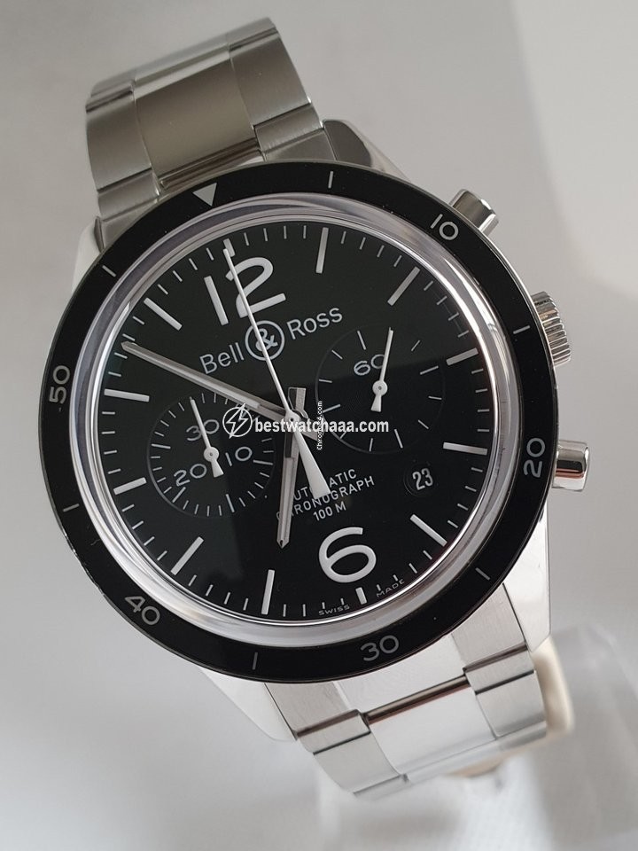 Bell & Ross BR V1 Mens watch Unisex Automatic Steel BRV126-BL-BE SST