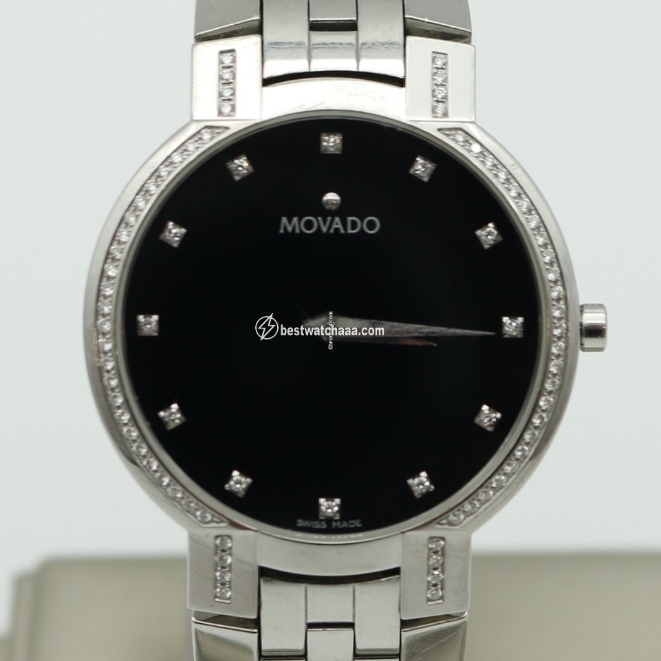 Movado Faceto Womens watch Quartz Steel Movado Faceto