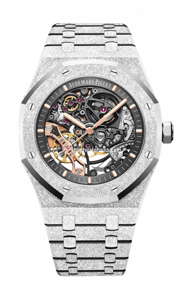 Audemars Piguet Royal Oak Double Balance Wheel Openworked Mens watch Unisex Automatic White gold 15407BC.GG.1224BC.01