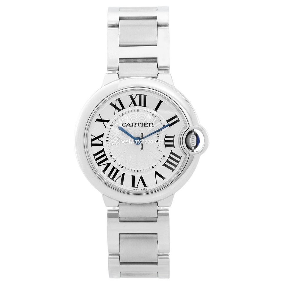 Cartier Ballon Bleu 36mm Mens watch Unisex Quartz Steel W69011Z4 3005