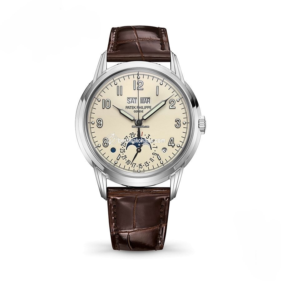 Patek Philippe Perpetual Calendar Mens watch Unisex Automatic White gold 5320G-001