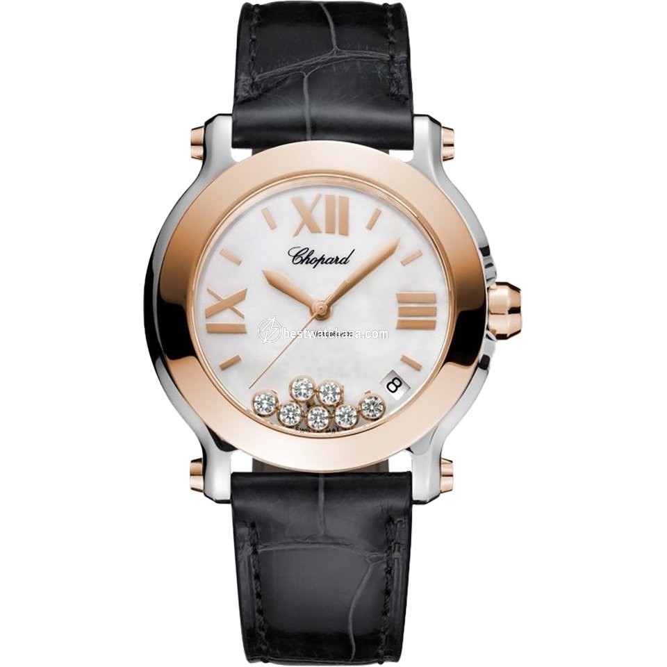 Chopard Happy Sport Womens watch Quartz Gold Steel 278492-9004