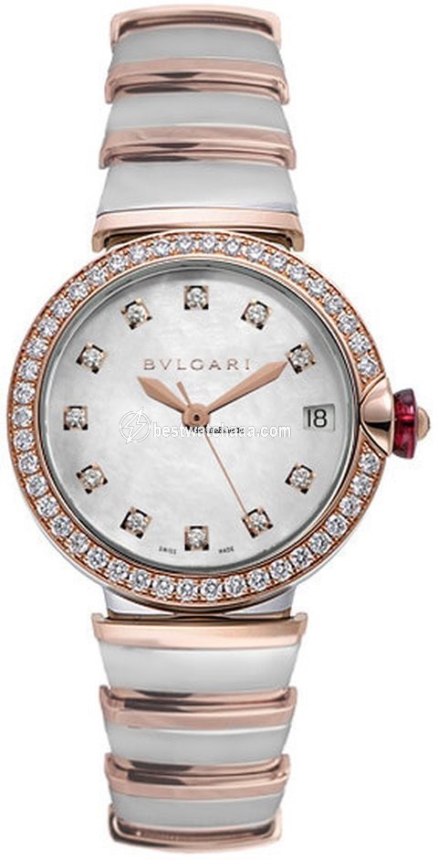 Bulgari Lucea Womens watch Automatic Gold Steel 102476