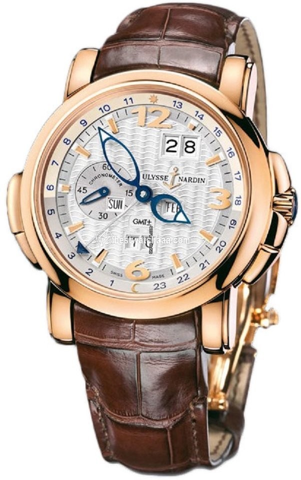 Ulysse Nardin GMT + - Perpetual Mens watch Unisex Automatic Rose gold 326-60 60