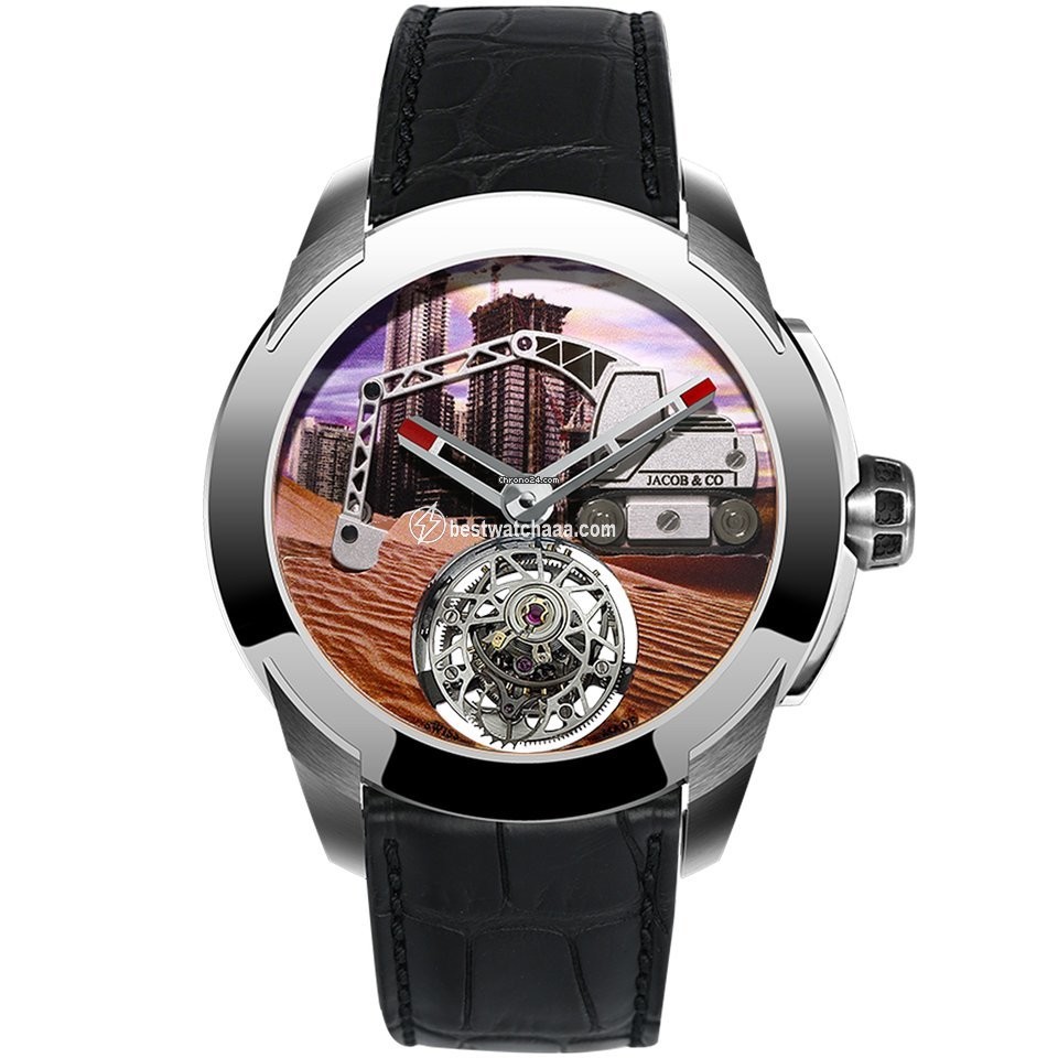 Jacob & Co. Mens watch Unisex Manual winding Titanium PI422.20.AB.AB.A