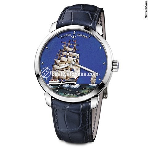 Ulysse Nardin San Marco Cloisonne Mens watch Unisex Automatic White gold 8150-111-2 KRUZ