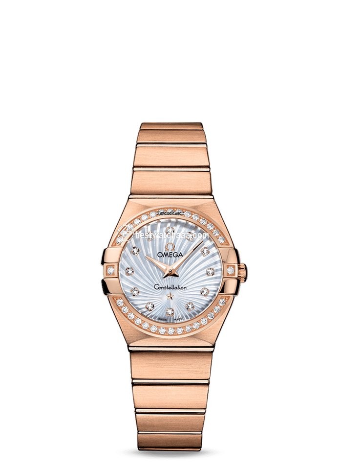 Omega Constellation Quartz Womens watch Quartz Red gold 123.55.27.60.55.001