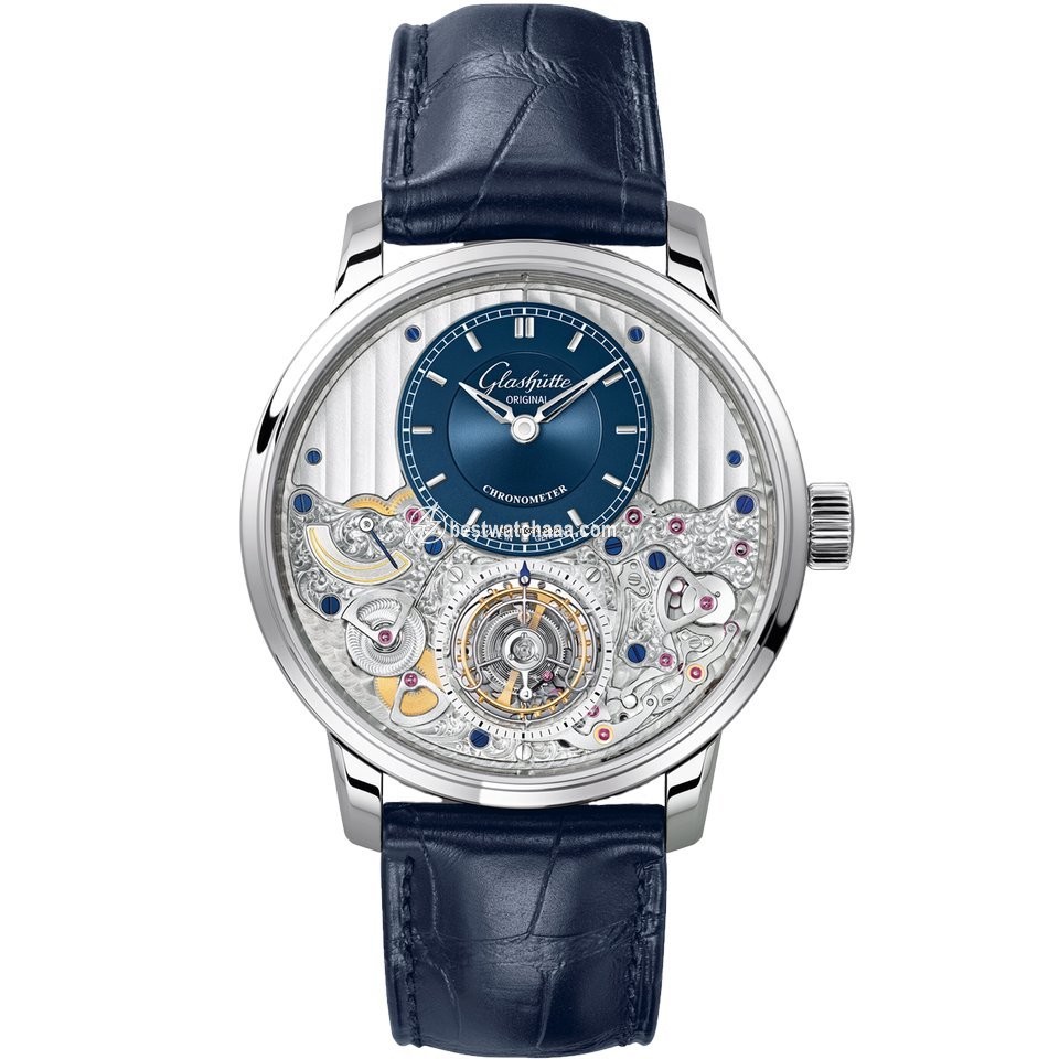 Glash��tte Original Mens watch Unisex Manual winding Platinum 1-58-05-01-03-30