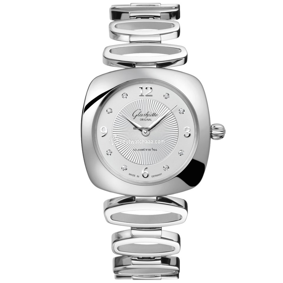 Glash��tte Original Pavonina Womens watch Quartz Steel 1-03-02-12-12-14