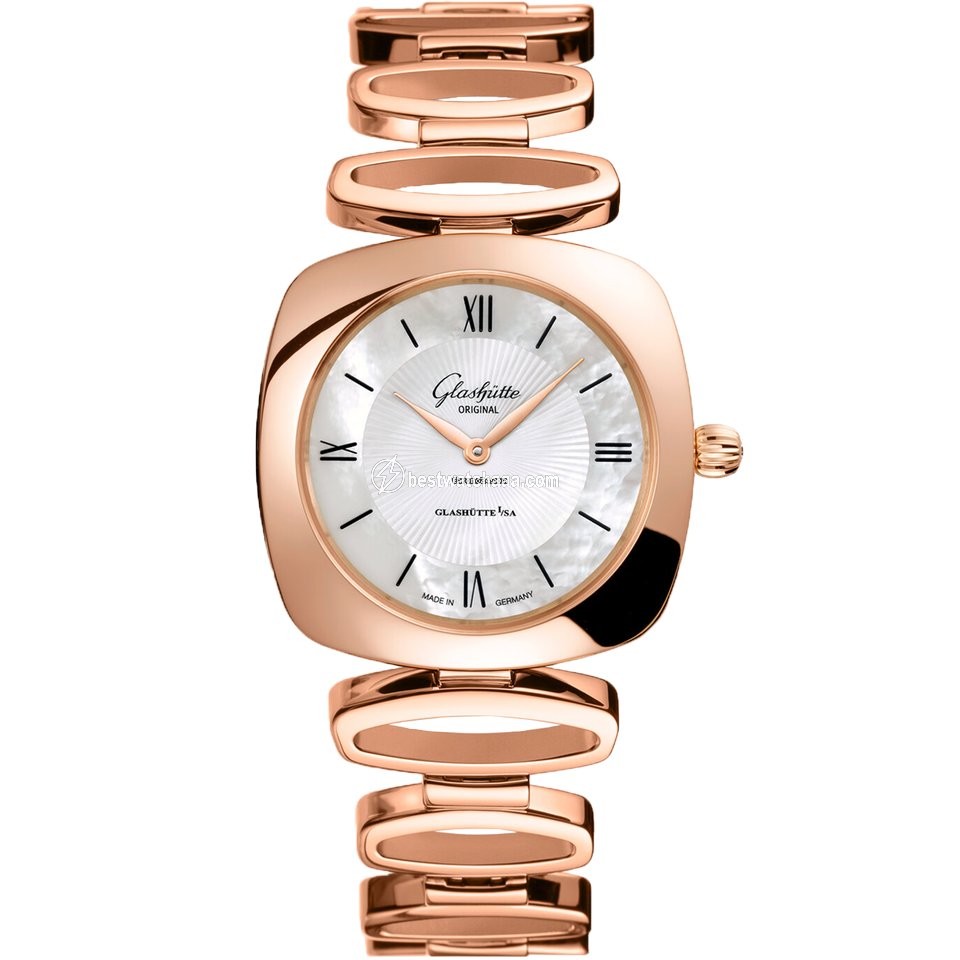 Glash��tte Original Pavonina Womens watch Quartz Red gold 1-03-02-05-05-14