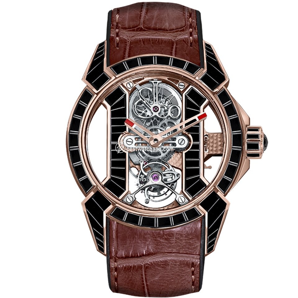Jacob & Co. Mens watch Unisex Manual winding Rose gold EX500.40.BS.BS.A