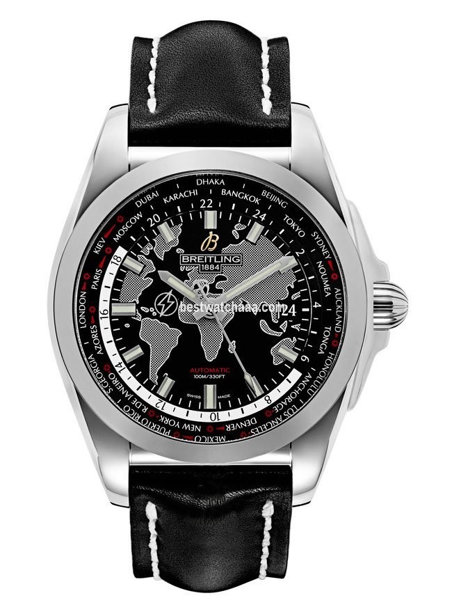 Breitling Galactic Unitime Mens watch Unisex Automatic Steel WB3510U4.BD94.435X