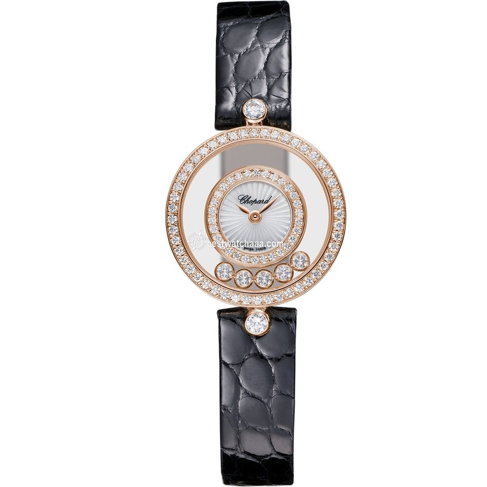 Chopard Happy Diamonds Womens watch Quartz Rose gold 203957-5214