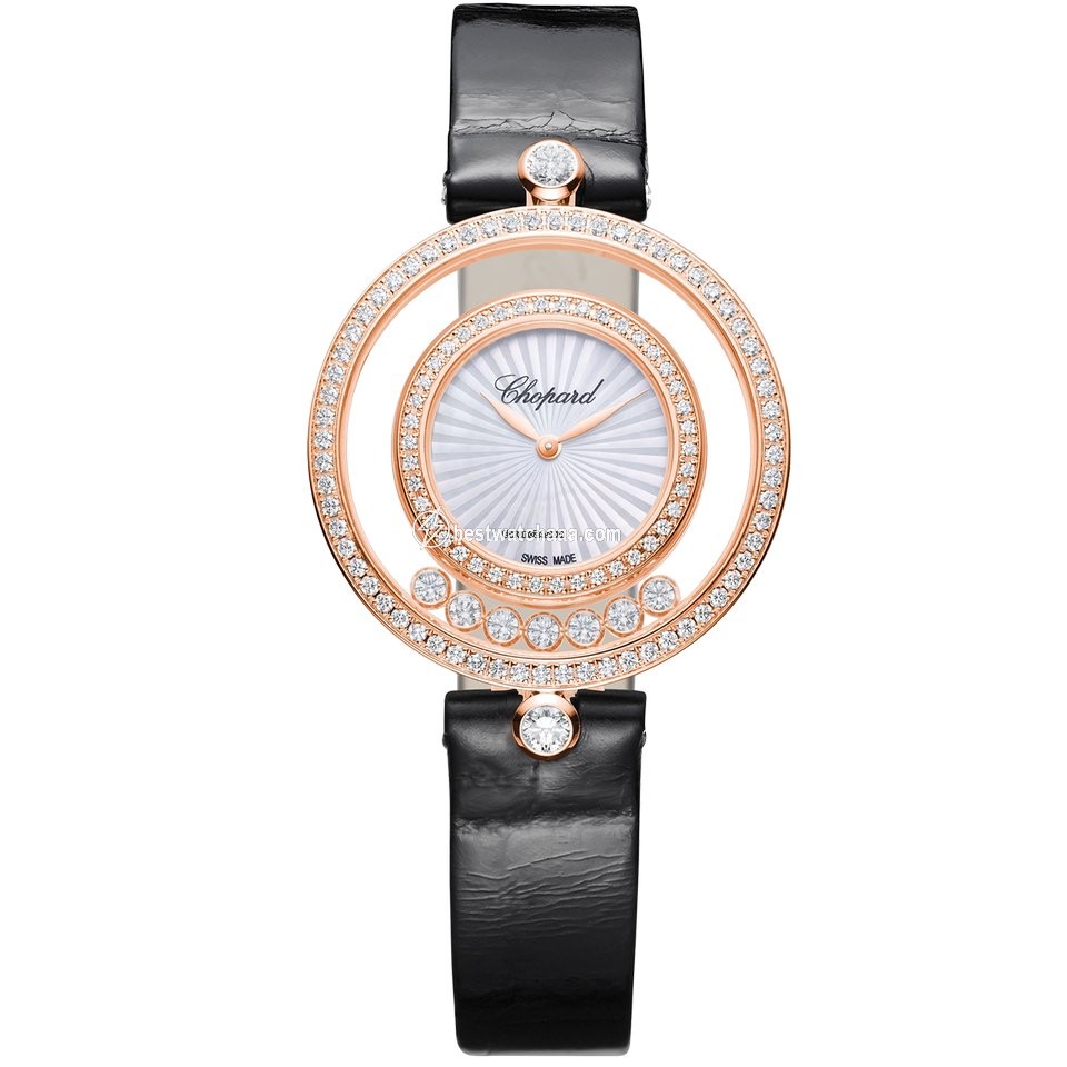 Chopard Happy Diamonds Womens watch Quartz Rose gold 209426-5201