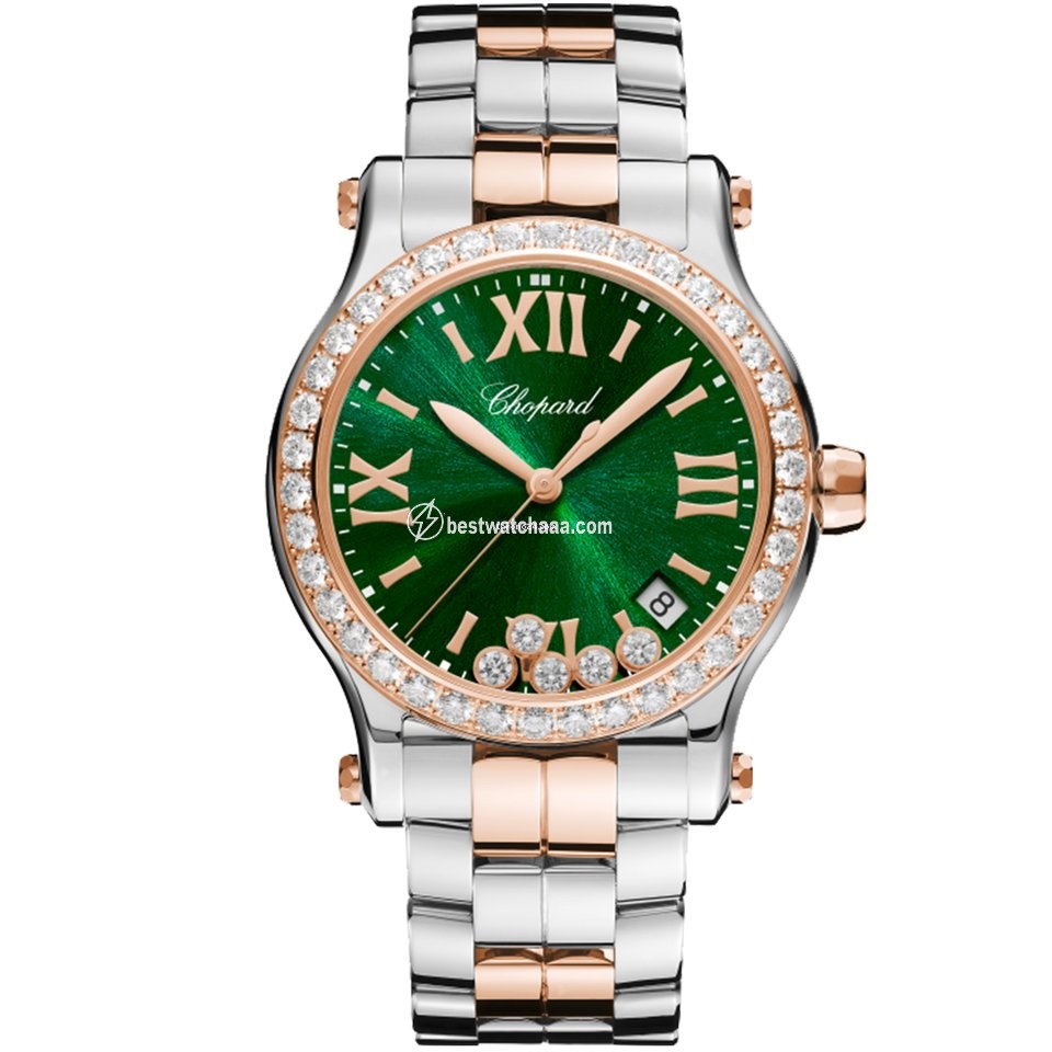 Chopard Happy Sport Womens watch Quartz Gold Steel 278582-6008
