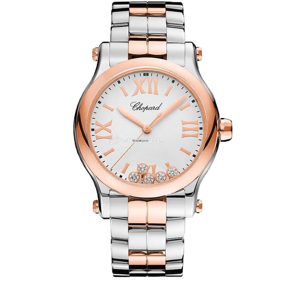 Chopard Happy Sport Womens watch Automatic Gold Steel 278573-6017