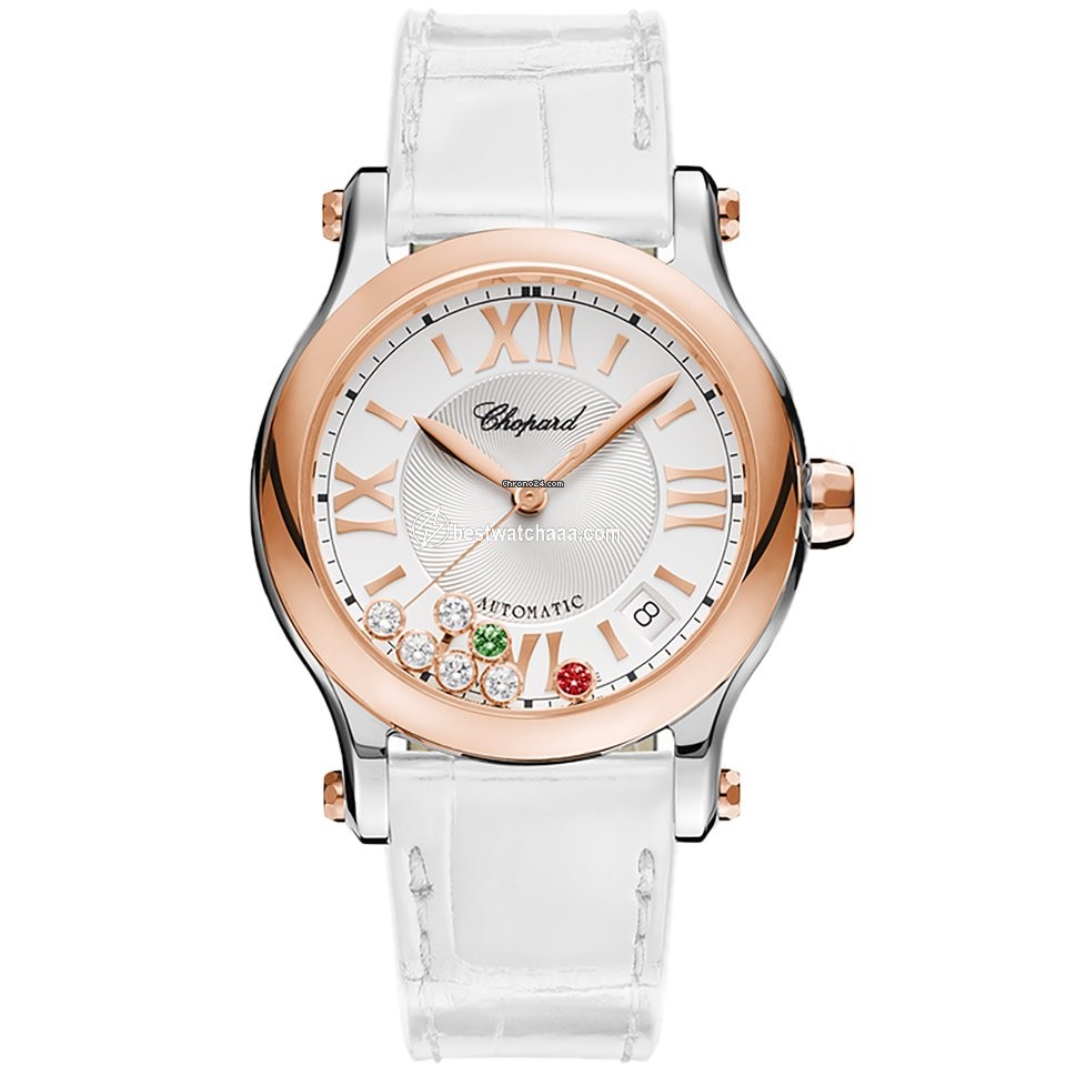 Chopard Happy Sport Womens watch Automatic Gold Steel 278559-6020