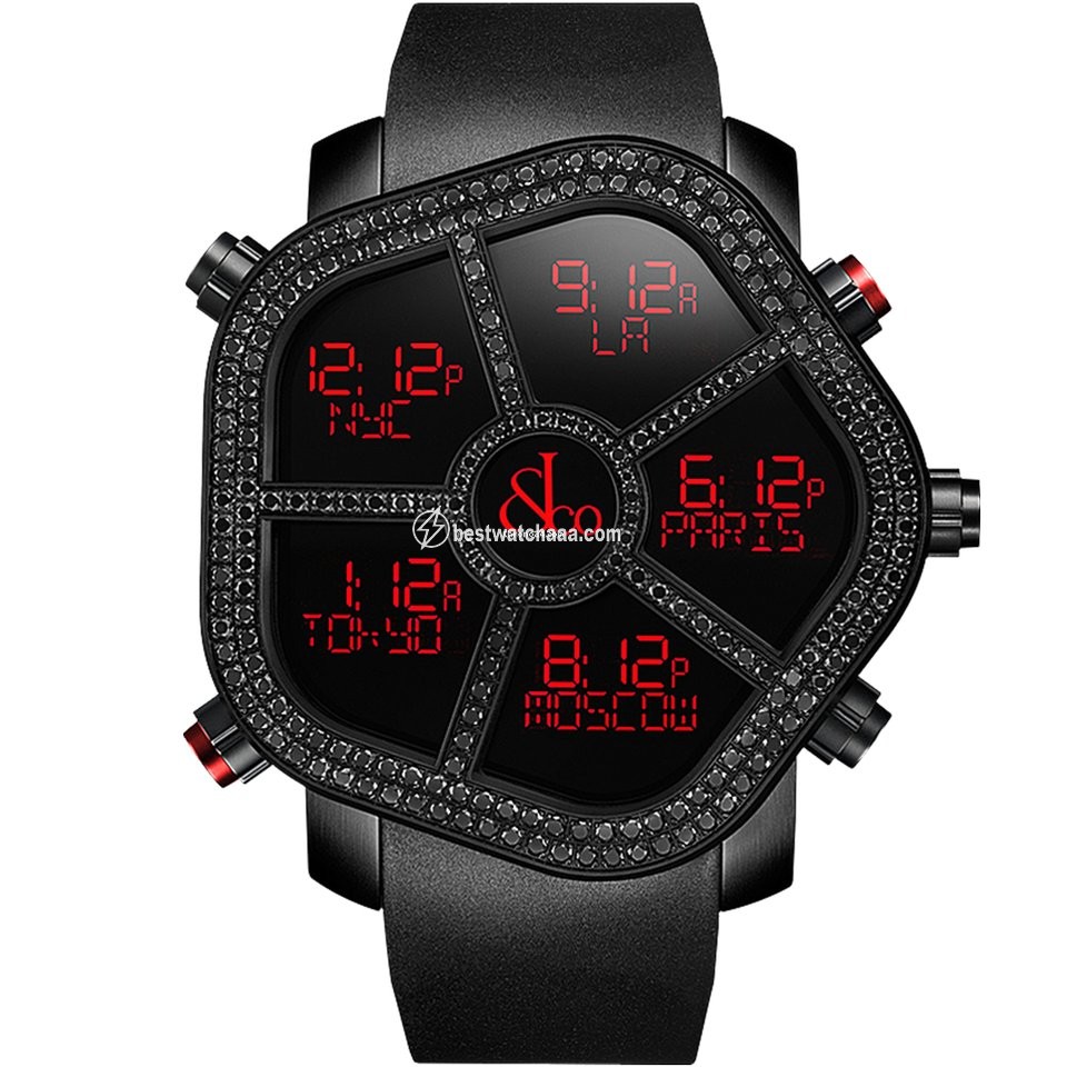 Jacob & Co. Mens watch Unisex Quartz Steel GH100.11.TU.PB.A