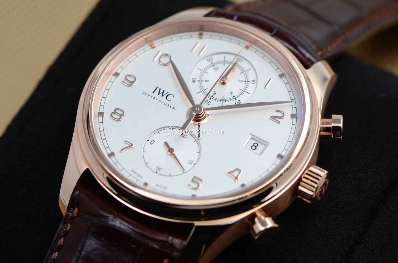 IWC Portuguese Chronograph Mens watch Unisex Automatic Rose gold IW390301