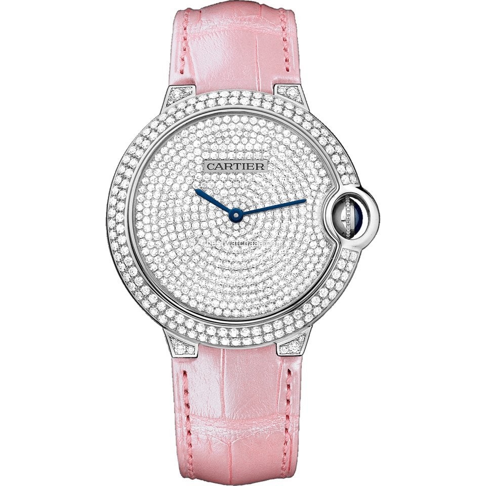 Cartier Ballon Bleu 33mm Womens watch Automatic White gold WE902047