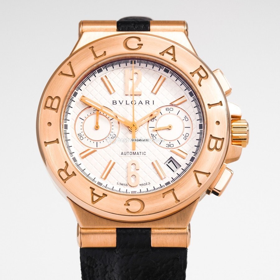 Bulgari Diagono Mens watch Unisex Automatic Rose gold DGP40C6GLDCH