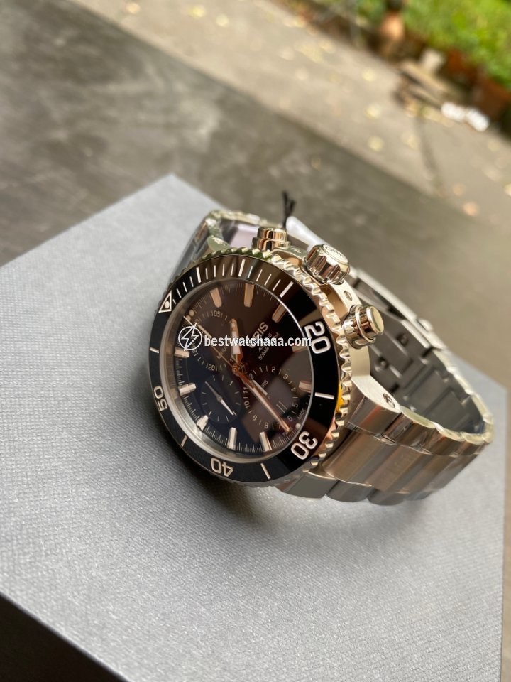 Oris Aquis Chronograph Mens watch Unisex Automatic Steel 01 774 7743 4155-07 8 24 05PEB