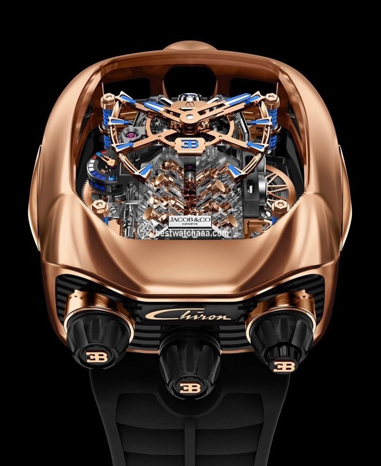 Jacob & Co. Mens watch Unisex Manual winding Rose gold BU200.40.AE.AB.A
