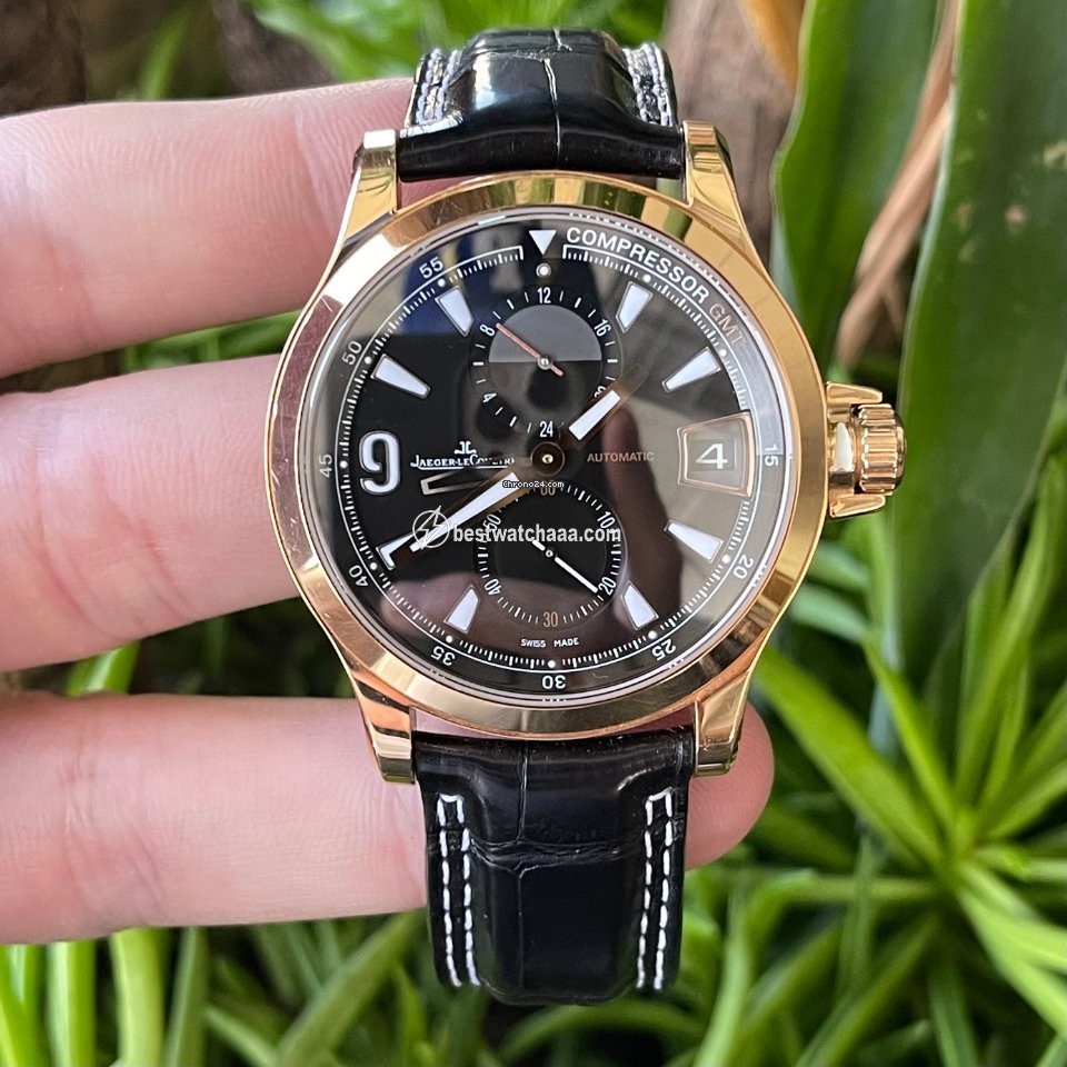 Jaeger-LeCoultre Master Compressor GMT Mens watch Unisex Automatic Rose gold Q1732441
