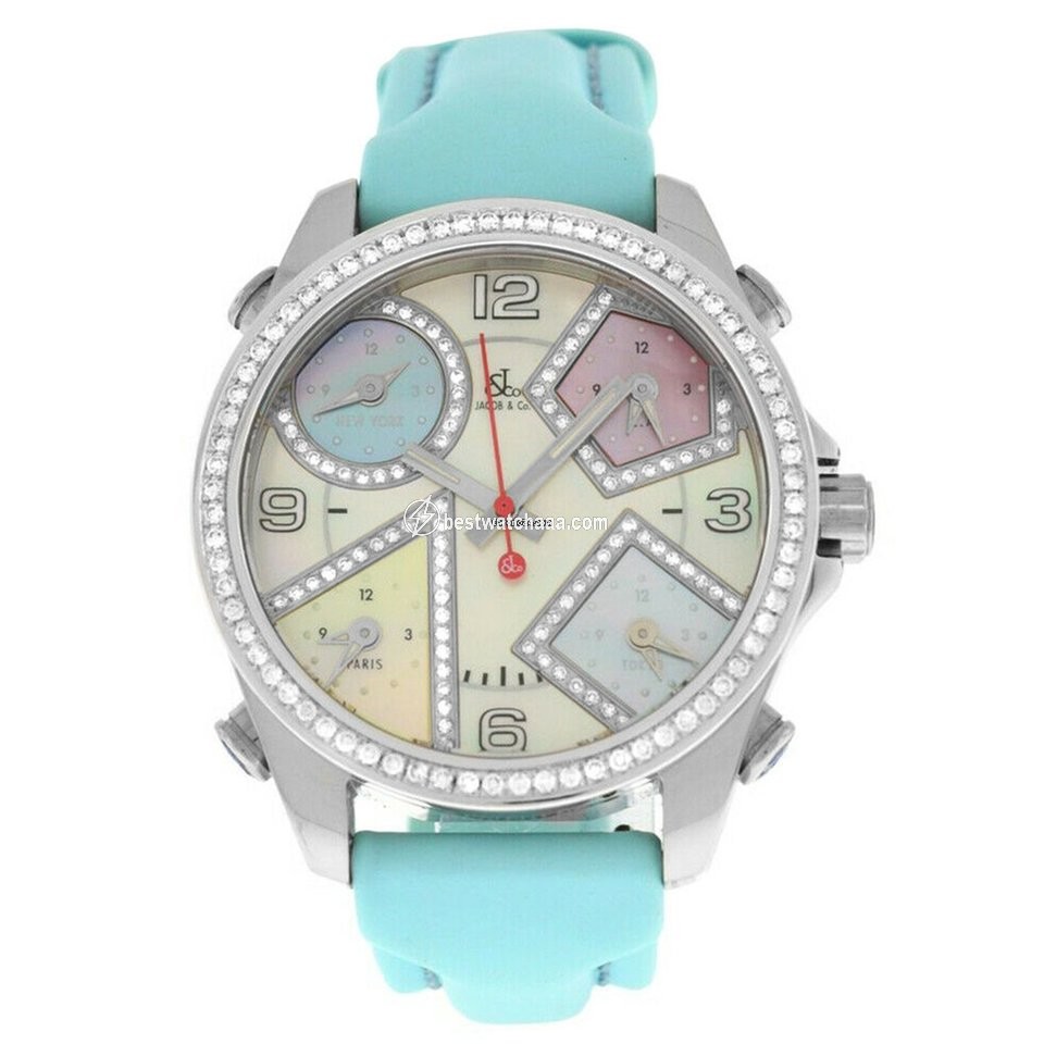 Jacob & Co. Five Time Zone Mens watch Unisex Quartz Steel JCM-24DA