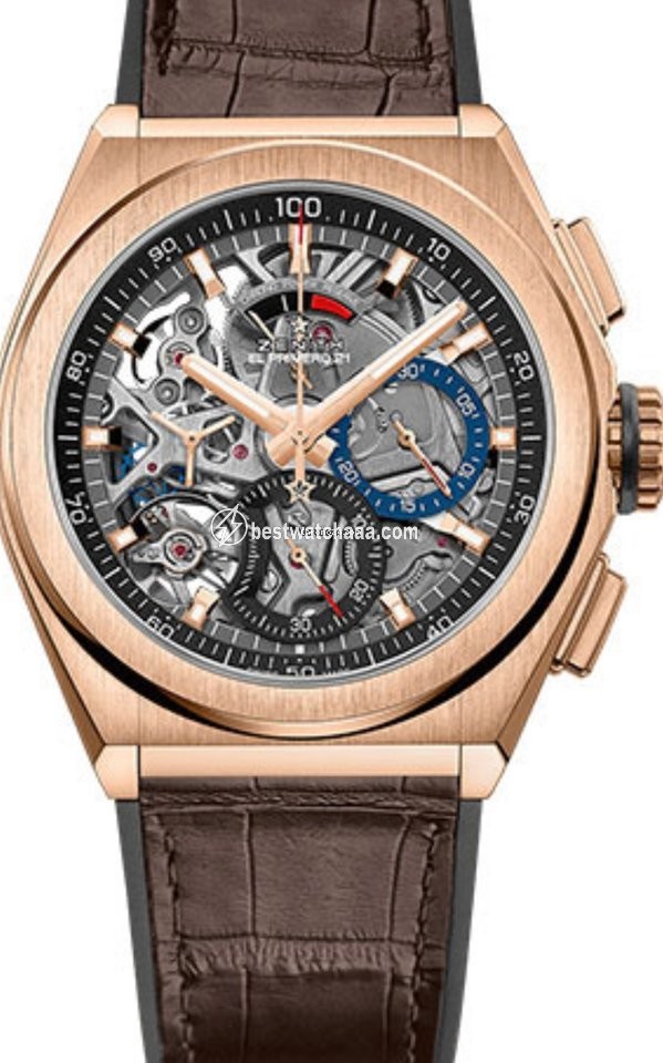 Zenith Defy El Primero Mens watch Unisex Automatic Rose gold 18.9000.9004 71.R585