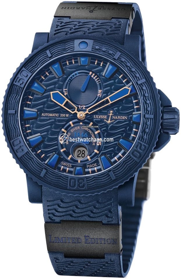 Ulysse Nardin Diver Black Sea Mens watch Unisex Automatic Steel 263-99LE-3C