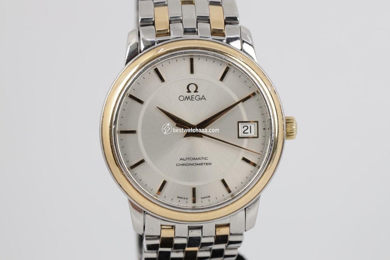 Omega De Ville Prestige Mens watch Unisex Automatic Gold Steel 424.25.24.60.58.001