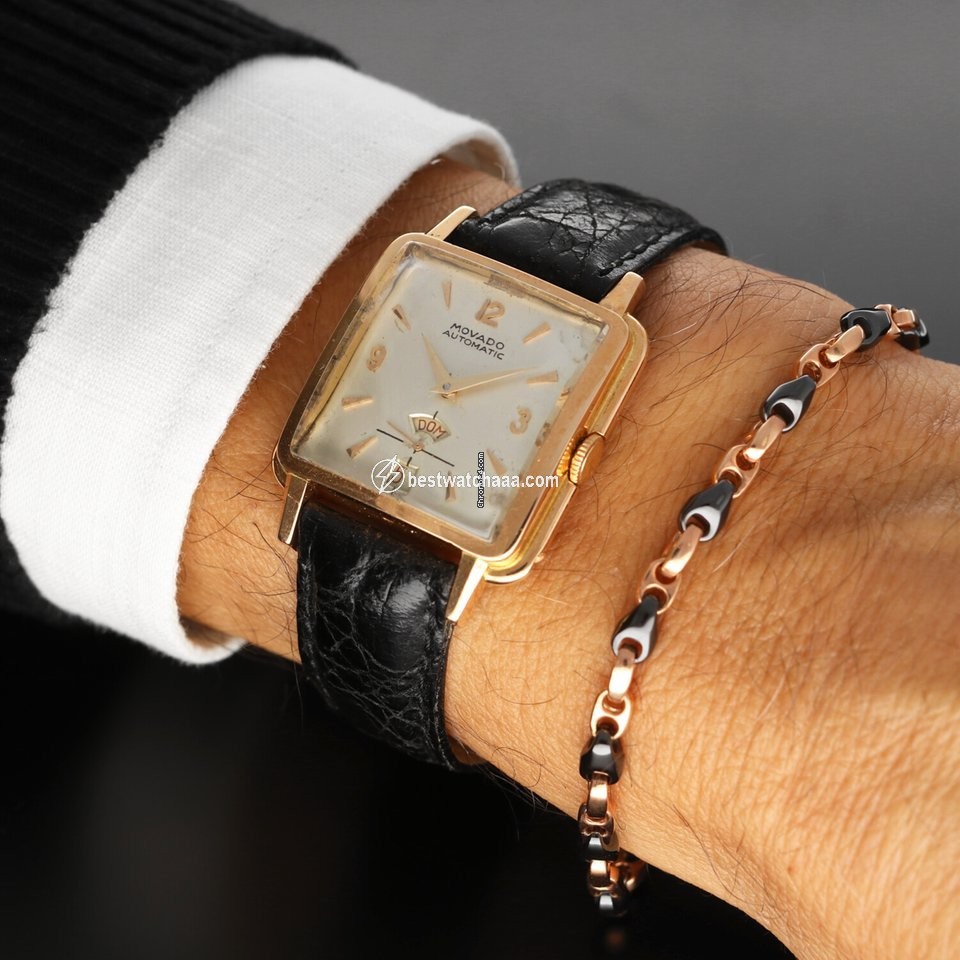 Movado Mens watch Unisex Automatic Rose gold R8477
