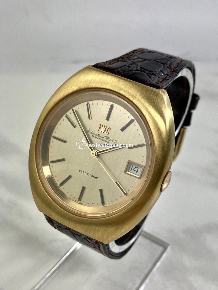 IWC Mens watch Unisex Quartz Yellow gold 3406