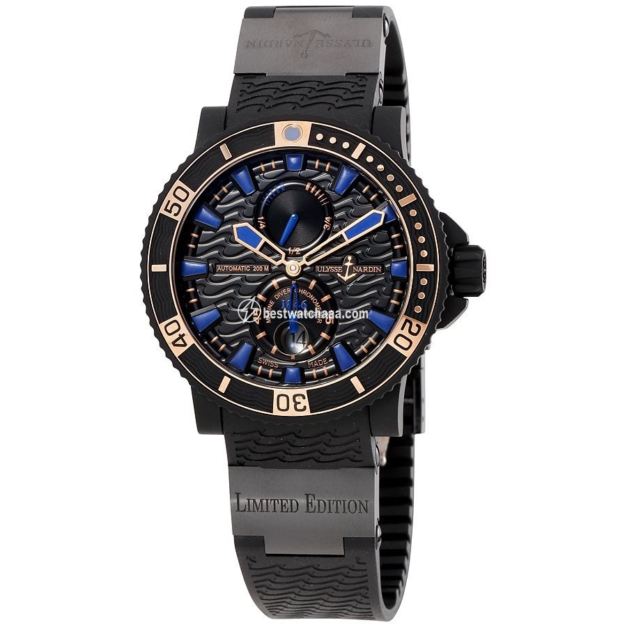 Ulysse Nardin Diver Black Sea Mens watch Unisex Automatic Steel 263-92LE-3C 923-RG