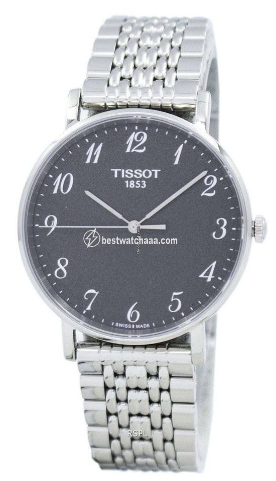 Tissot T-Classic Mens watch Unisex Quartz Steel T109.410.11.072.00