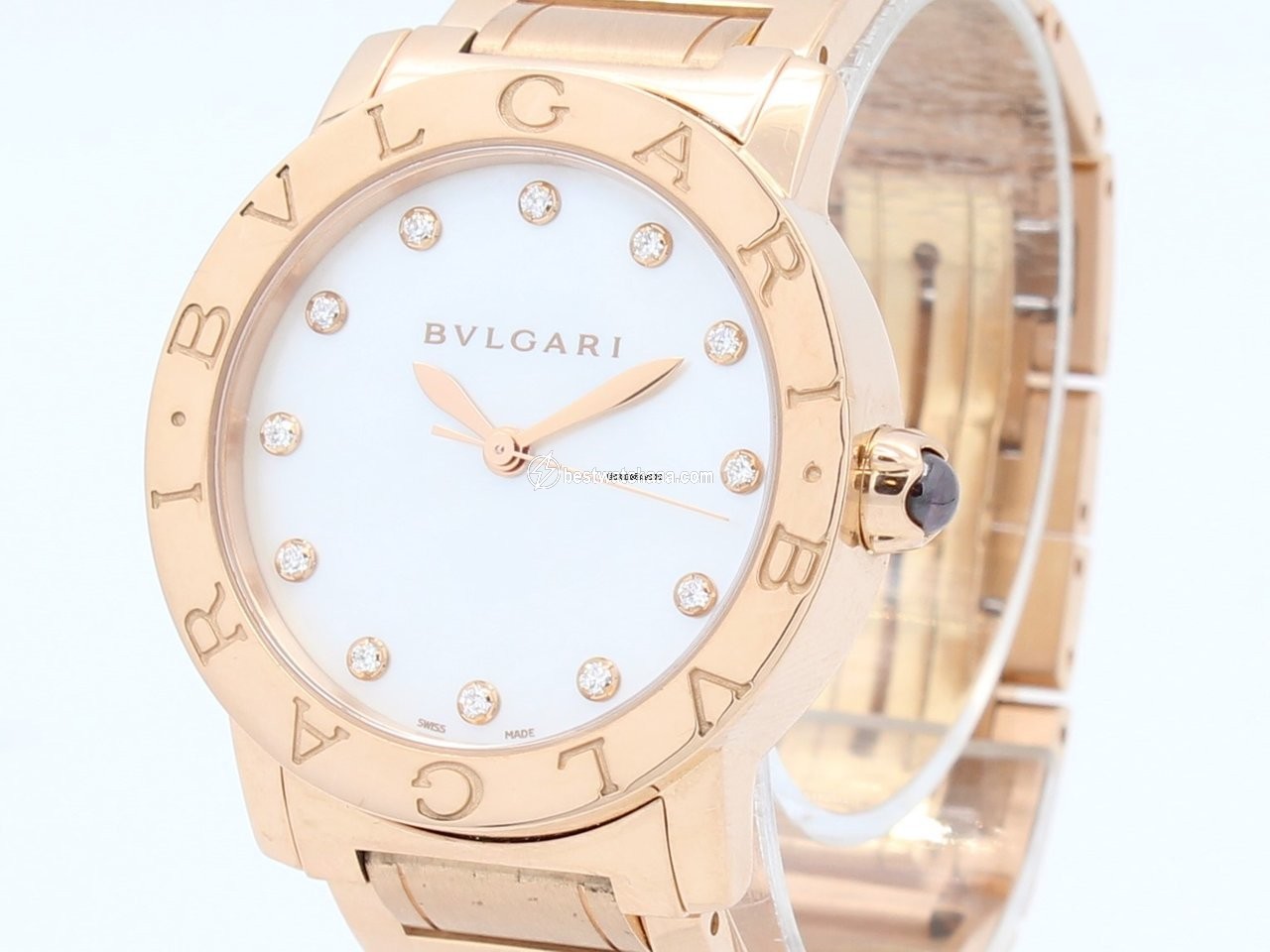 Bulgari Bulgari Mens watch Unisex Automatic Rose gold BBLP33G