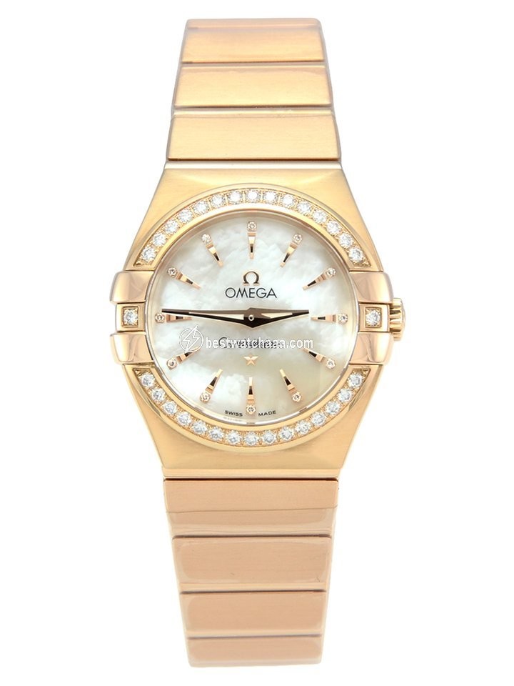 Omega Constellation Quartz Womens watch Quartz Rose gold 123.55.27.60.55.002