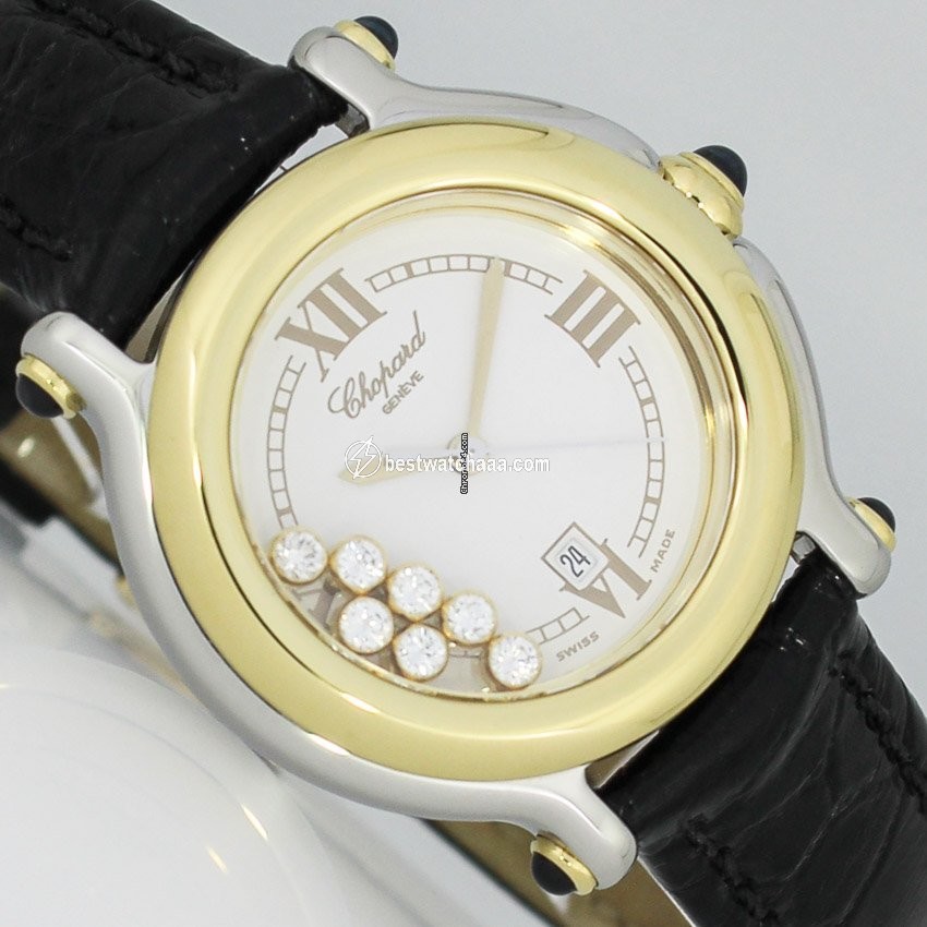 Chopard Happy Sport Womens watch Quartz Gold Steel 27 8239-23 8237