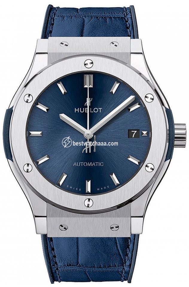 Hublot Classic Fusion Blue Mens watch Unisex Automatic Titanium 511.NX.7170.LR.LEC17