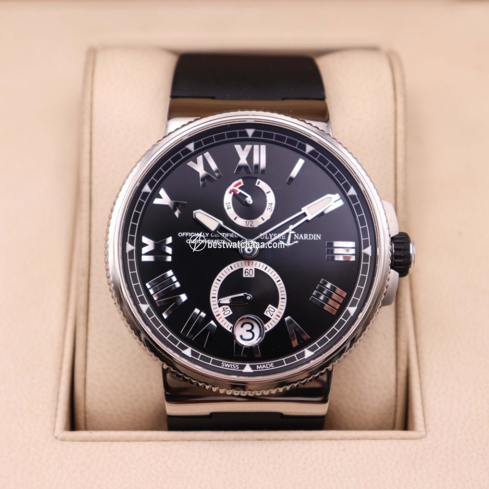 Ulysse Nardin Marine Chronometer Manufacture Mens watch Unisex Automatic Steel 1183-122-3 42