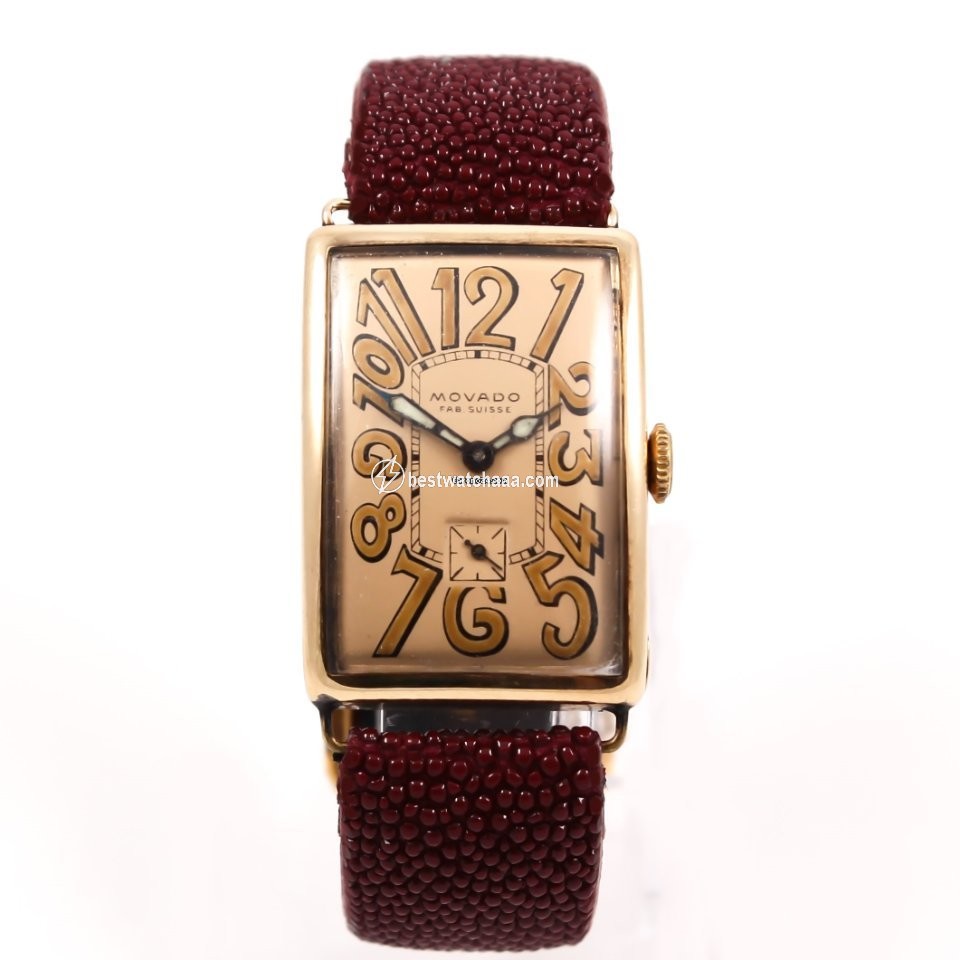 Movado Mens watch Unisex Manual winding Yellow gold MOVADO VINTAGE 1920
