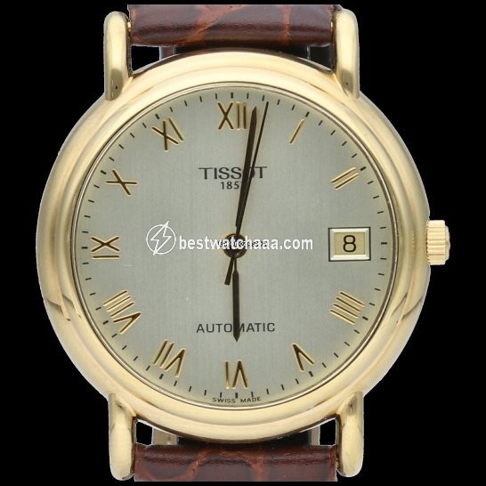 Tissot Carson Mens watch Unisex Automatic Yellow gold T0854073601100